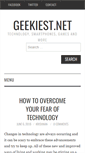 Mobile Screenshot of geekiest.net